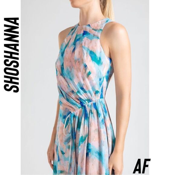 SHOSHANNA MIDNIGHT MACIE DRESS NET SIZE 12 - Picture 5 of 10